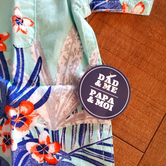 Toddler Poplin Tropical Shirt - Picture 3 of 7